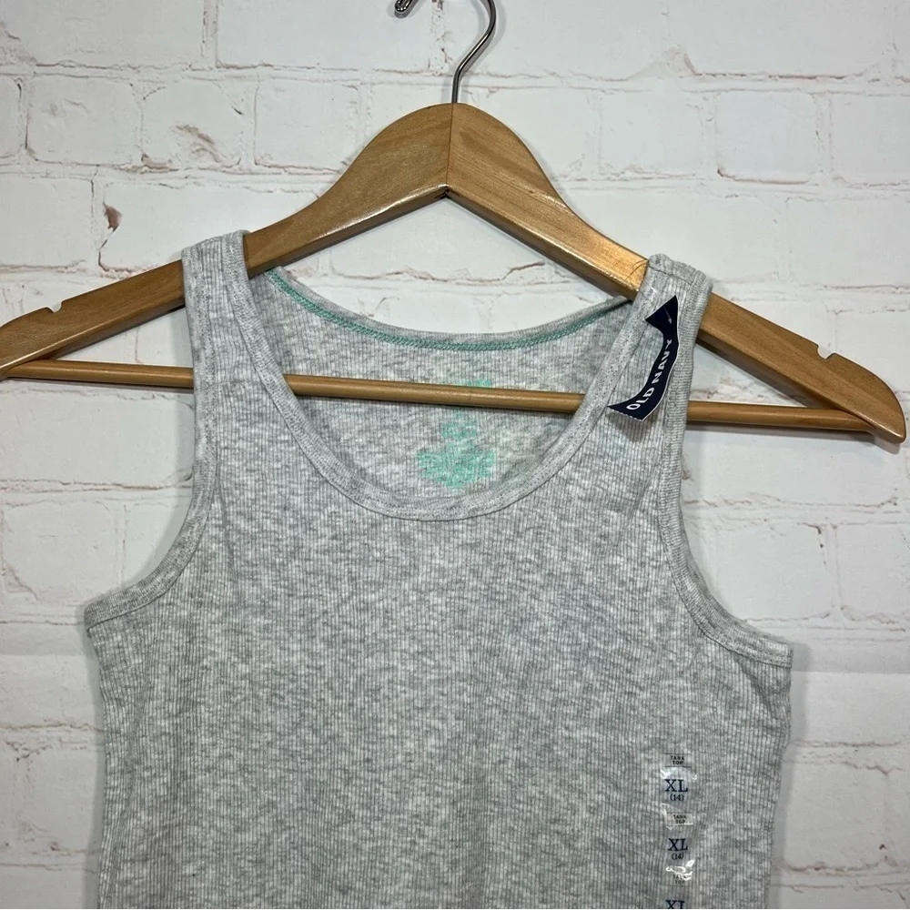 Old Navy Tank Top Girls XL 14 Gray NWT